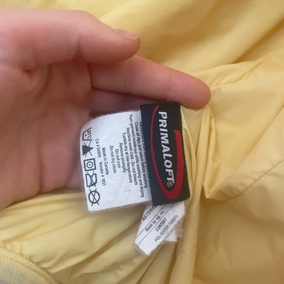 Mec yellow hiking vest - Picture 7 of 10